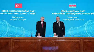 Cumhurbaşkanı Erdoğan ile Aliyev bir arada! Iğdır-Nahçıvan Hattı’nda gaz akışı başladı
