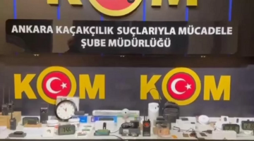 Ankara’da casusluk cihazı operasyonu!