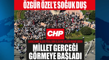 Gözlerine mercek takan Özgür Özel’e Taksim’de büyük şok! 5 bin kişi dedi ama…