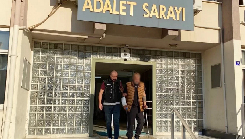 Aydın’da yaralı halde yasaklı madde satışı: Koltuk değneğiyle cezaevine gönderildi