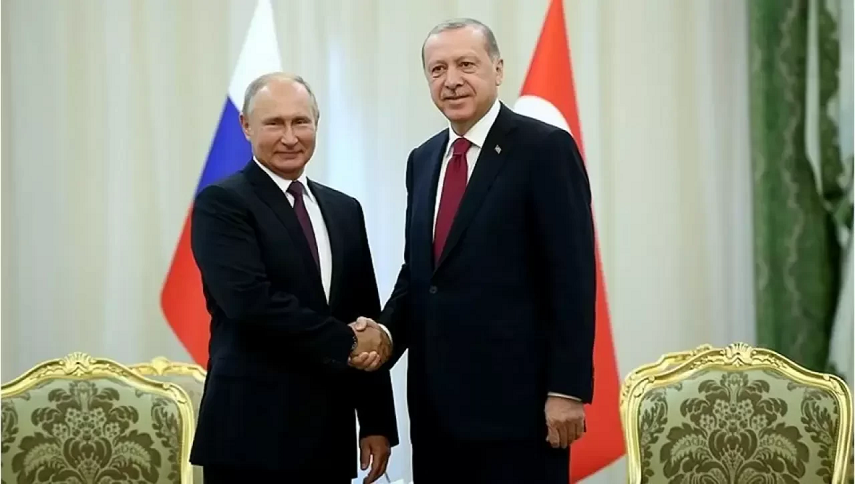 Cumhurbaşkanı Erdoğan, Rusya Devlet Başkanı Vladimir Putin ile görüştü