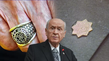 MHP Lideri Devlet Bahçeli’den dikkat çeken yüzük ve rozet