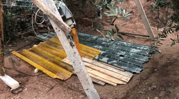 Manisa’da bahçesini define alanına çevirdi: 20 metrelik çukurda suçüstü yakalandı