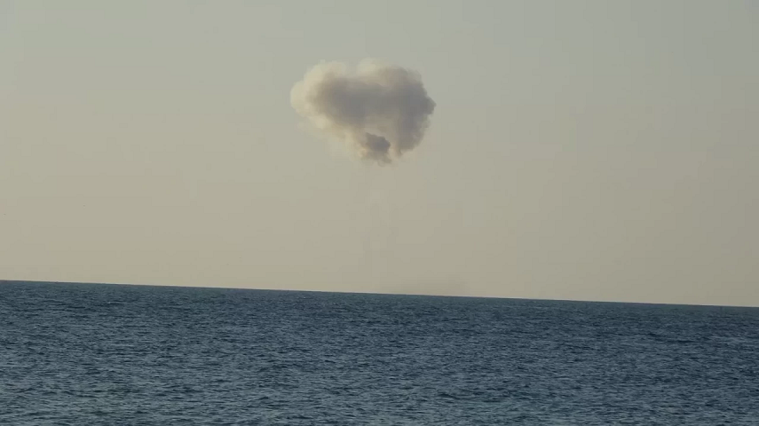 Trabzon açıklarında denizde patlama!