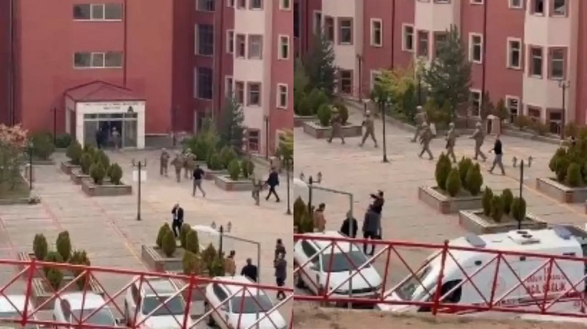 Üniversitede dehşet! Personel kadın memuru silahla rehin aldı