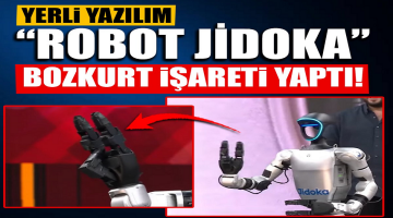 Yerli yazılım “Robot Jidoka” Bozkurt işareti yaptı!