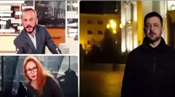 Zelenski ile canlı bağlantı sırasında Fransız kanalında bomba alarmı verildi