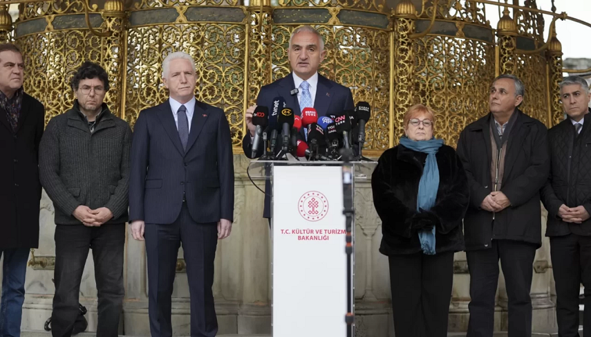 Bakan Ersoy duyurdu: ‘Sultanahmet Camii’nde restorasyon tamamlandı’