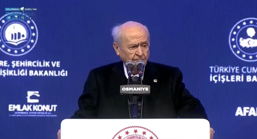 MHP Lideri Devlet Bahçeli Osmaniye’den seslendi: Biz Cumhur İttifakıyız, onların imkansızı bizim mümkünümüz