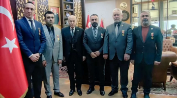 3713 TMK Kahramanları Derneği, MHP Lideri Bahçeli’yi ziyaret etti: Terörsüz Türkiye süreci görüşüldü